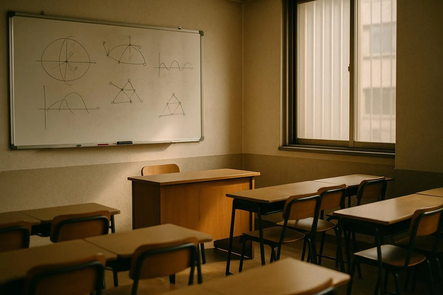 A classroom during a lesson