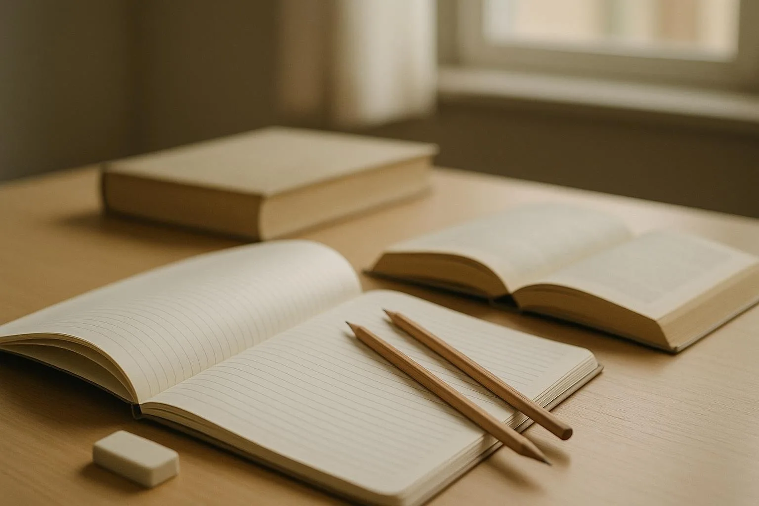 Students studying